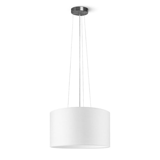 Home Sweet Home hanging lamp Hover with lampshade, E27, white, 40cm