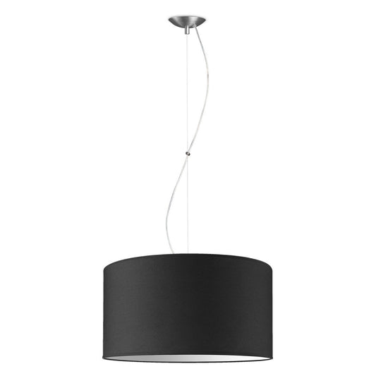 Home Sweet Home hanging lamp Deluxe with lampshade, E27, black, 50cm