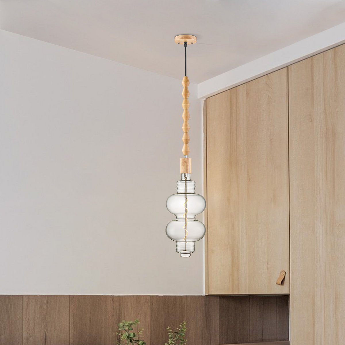 Home Sweet Home hanging lamp Dana Diabolo - dimmable E27 clear