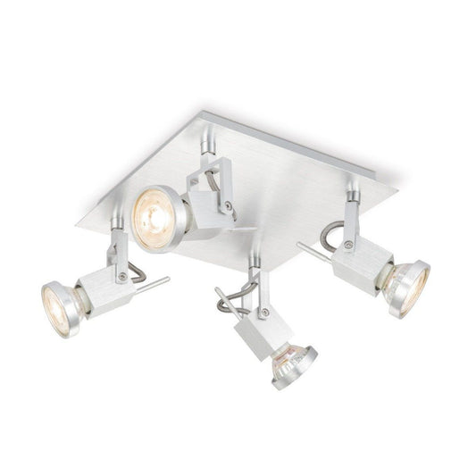 Home Sweet Home Opbouwspot Cali V4 - incl. dimbare LED lamp - staal