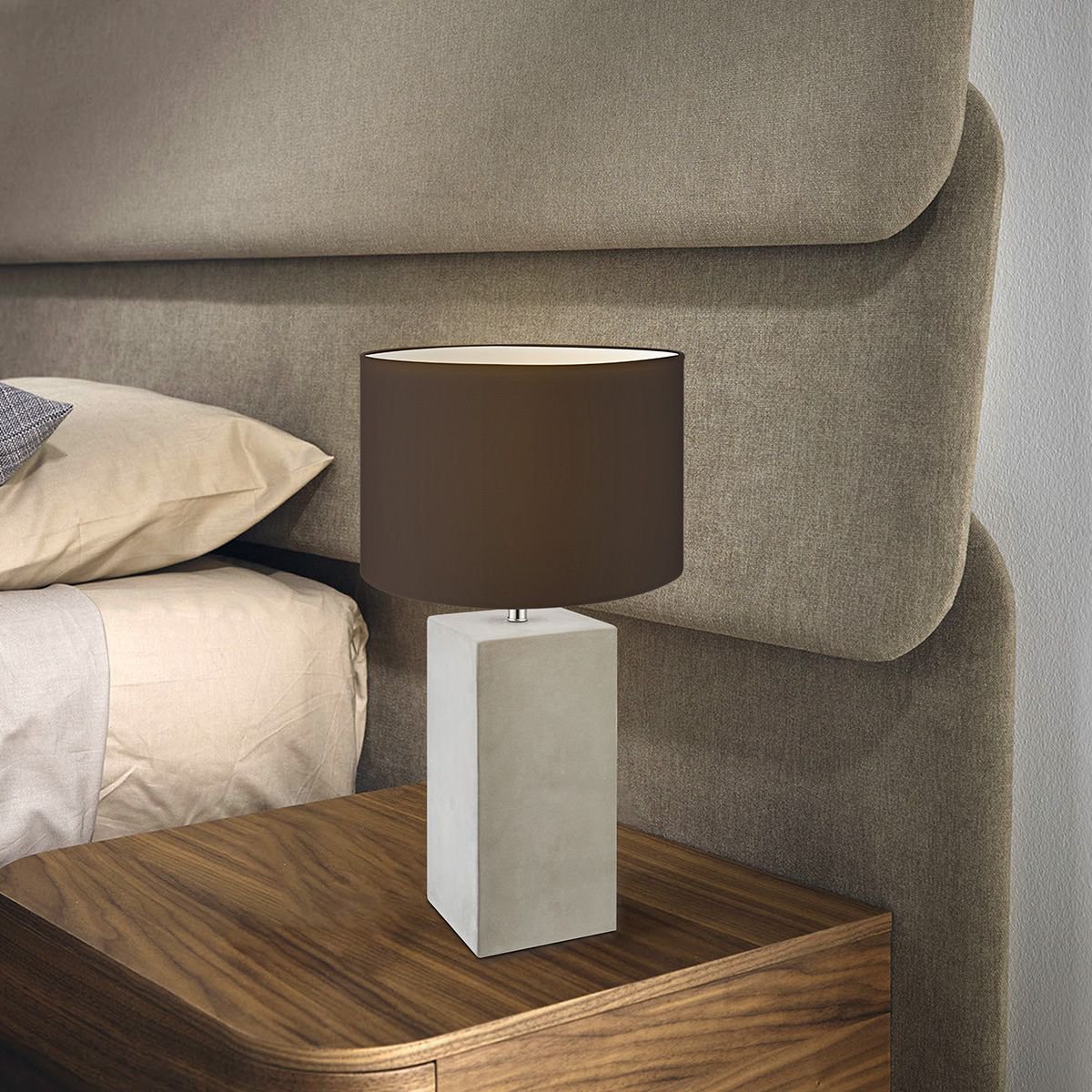 Home Sweet Home table lamp base Pillar 11/11/32cm - Concrete