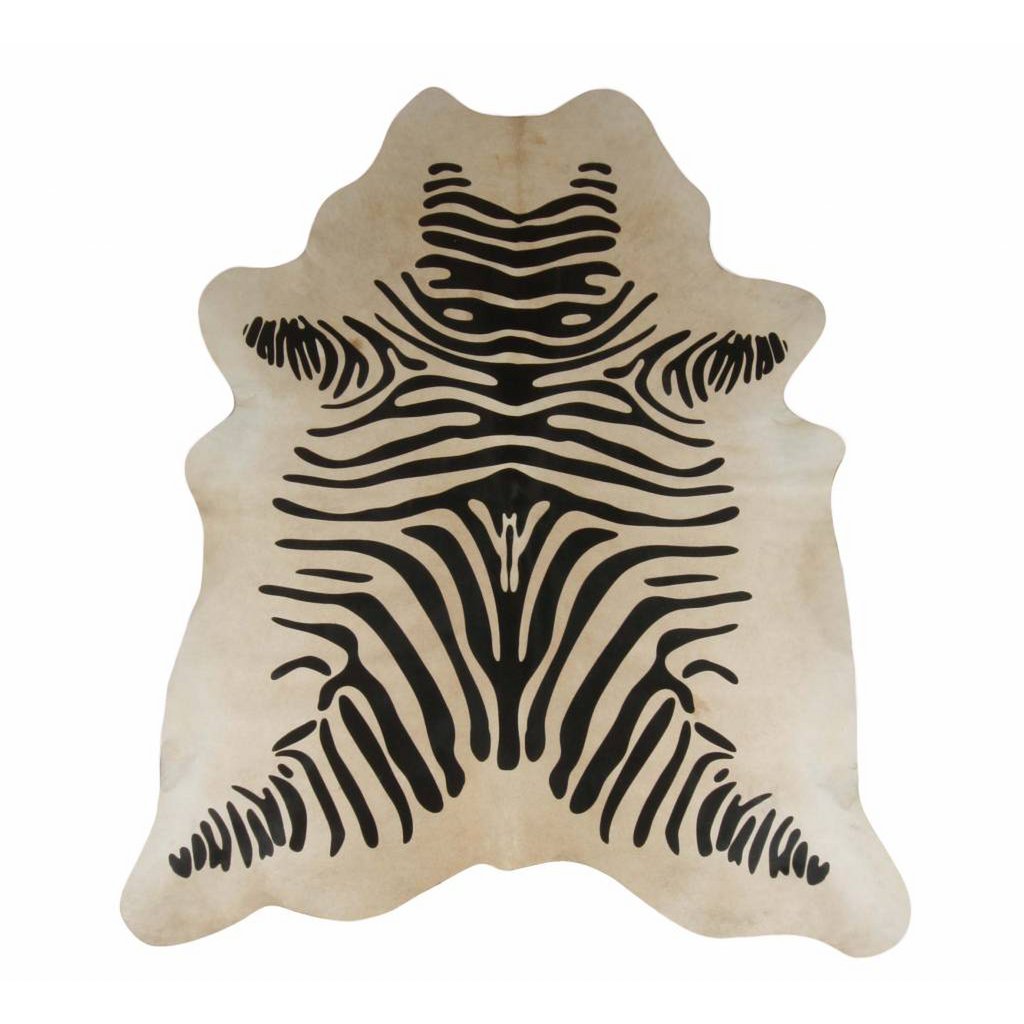 COWHIDE ZEBRA PRINT