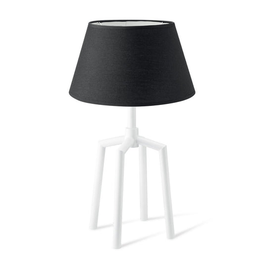 Home Sweet Home Table Lamp Largo - Unique Spinn-base Black Lampshade