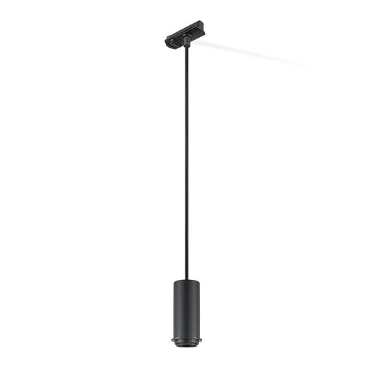 Track lighting part adapter for hanging lamp | 8/8/115cm | Black