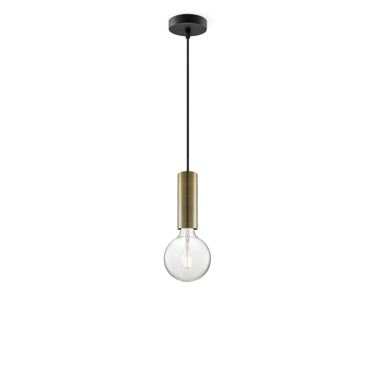 Home Sweet Home hanging lamp bronze Saga - G180 - dimmable E27 clear