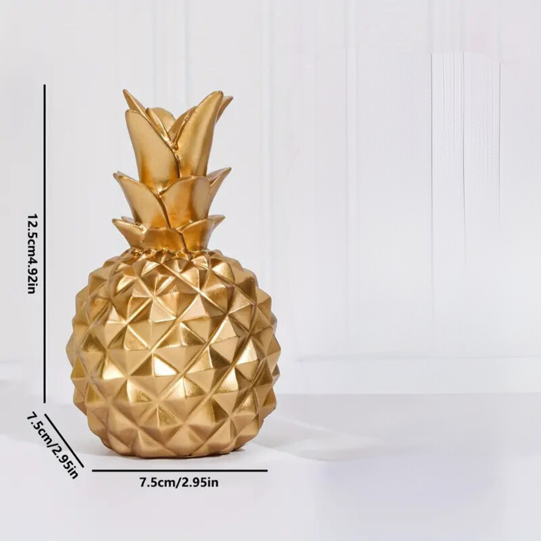 Grote Gouden Ananas  Ornament