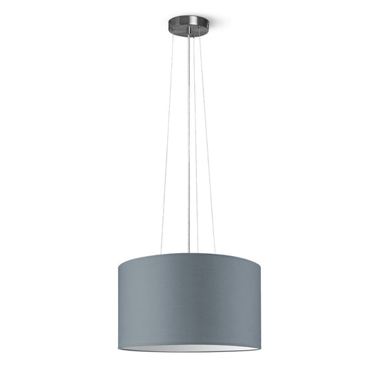 Home Sweet Home hanging lamp Hover with lampshade, E27, gray, 40cm