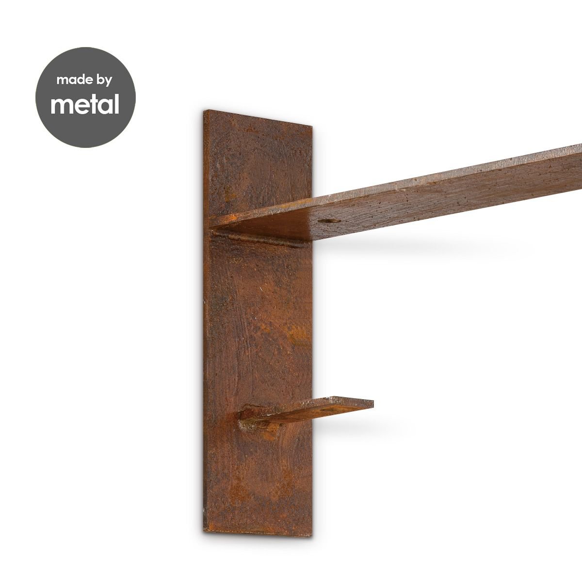 Home Sweet Home Wall Hook Angle Rusty | 31/5/15cm | Rust | Metal