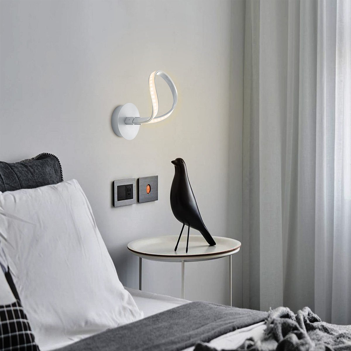 Home Sweet Home Design LED Wall Lamp String | 17/20/23.5cm | Aluminium