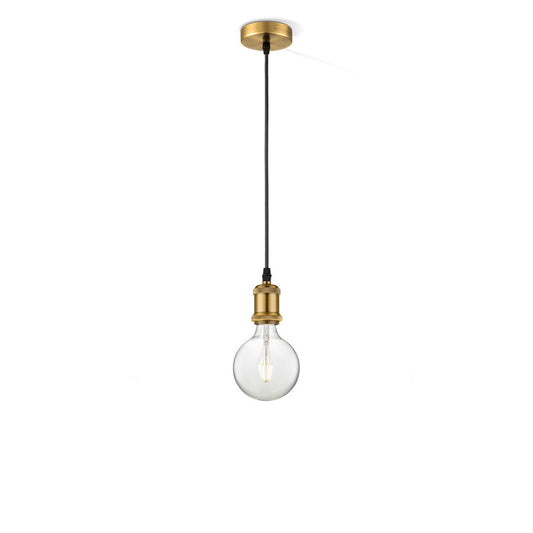 Home Sweet Home hanging lamp bronze vintage - G180 - dimmable E27 clear