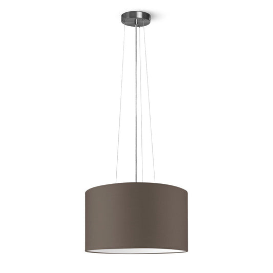 Home Sweet Home hanging lamp Hover with lampshade, E27, taupe, 40cm