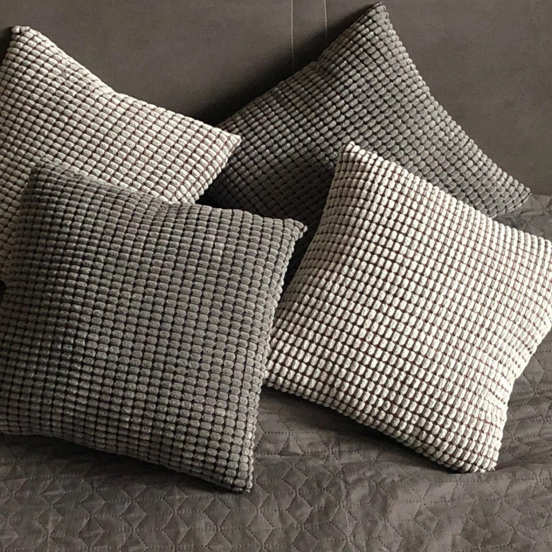 Zachte Corduroy Kussenhoes – Effen Kleur Sierkussen voor Slaapkamer, Sofa, Stoel, en Auto