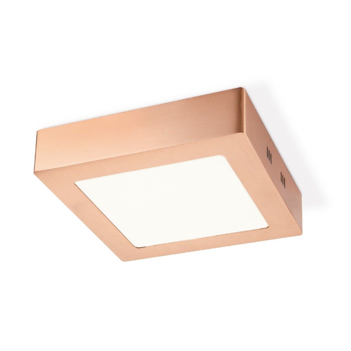 Home Sweet Home LED Ceiling Lamp Ska - Copper - Square 17/17/3.6cm