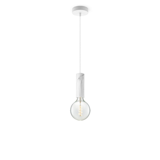 Home Sweet Home hanging lamp Marble Saga - G125 - dimmable E27 clear