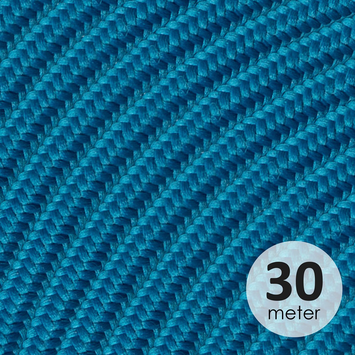 Home Sweet Home Iron cord, baby blue, roll of 30 meters.