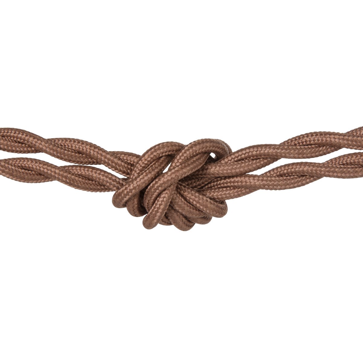 Home Sweet Home Twisted iron cord, brown, order per meter.