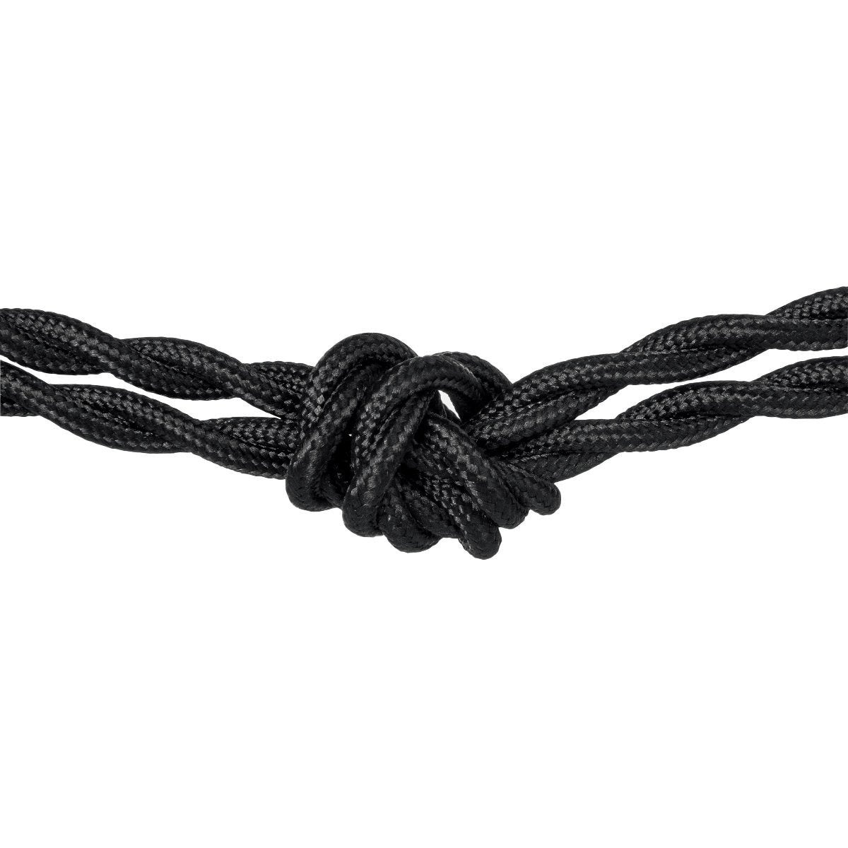 Home Sweet Home Twisted iron cord, black, order per meter.