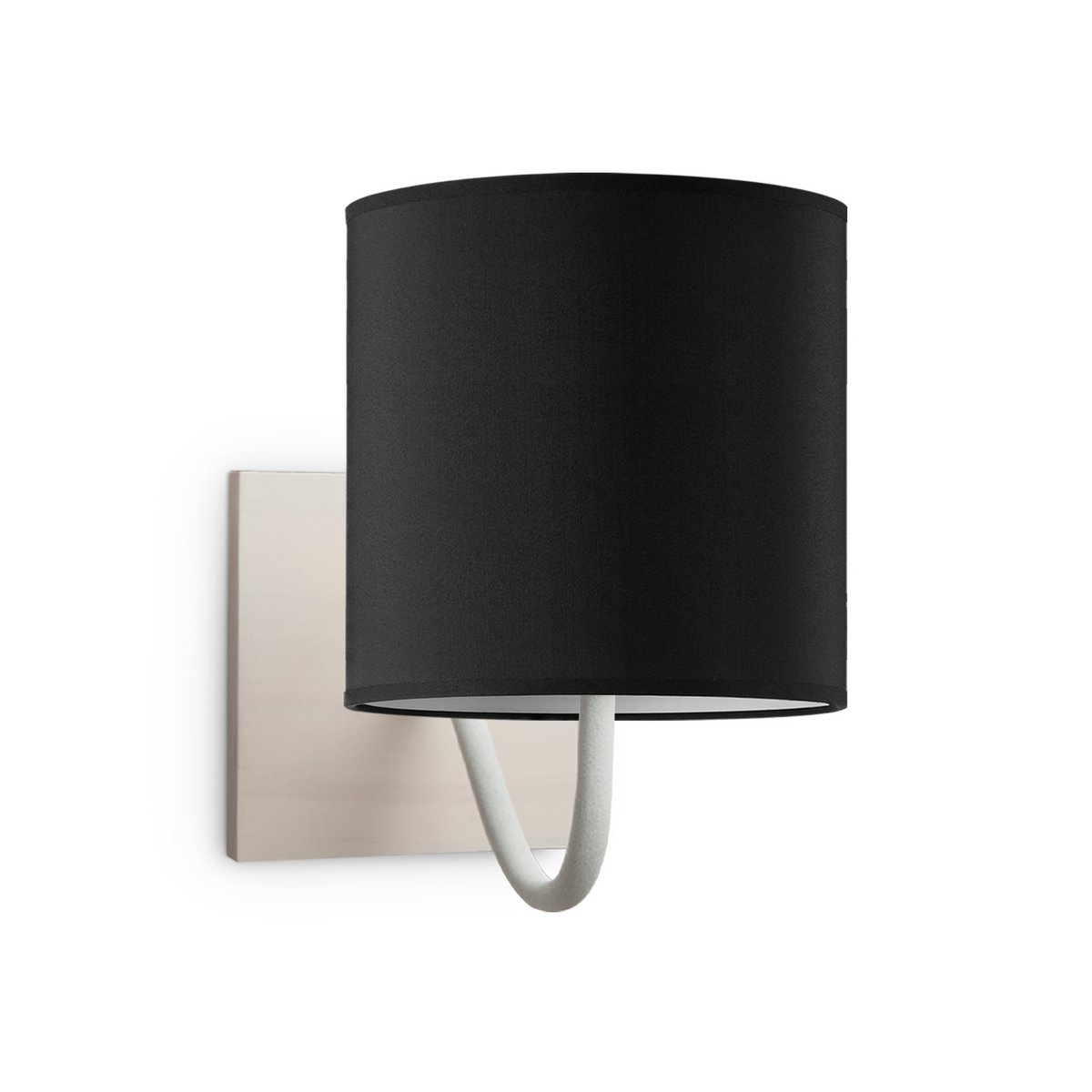 Home Sweet Home Wall Lamp - Beach E27 Lampshade black 16cm