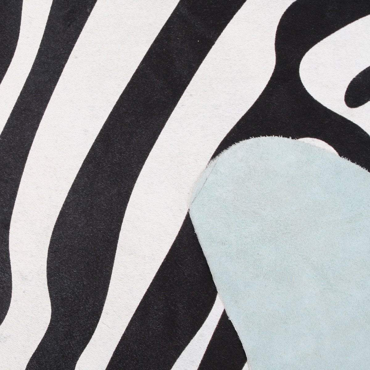 COWHIDE ZEBRA PRINT