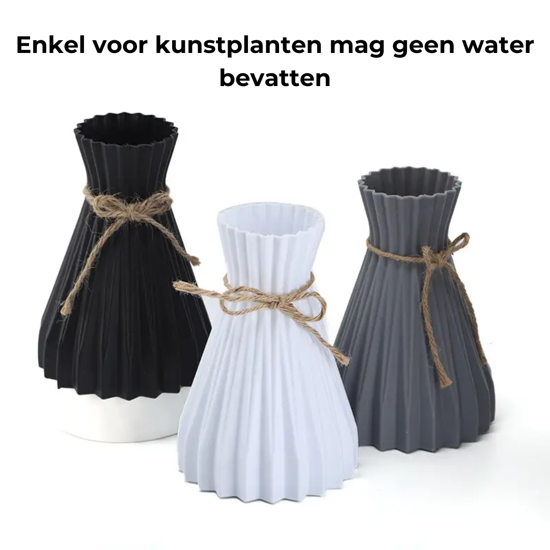 Europese  Keramieklook Plastic Vaas