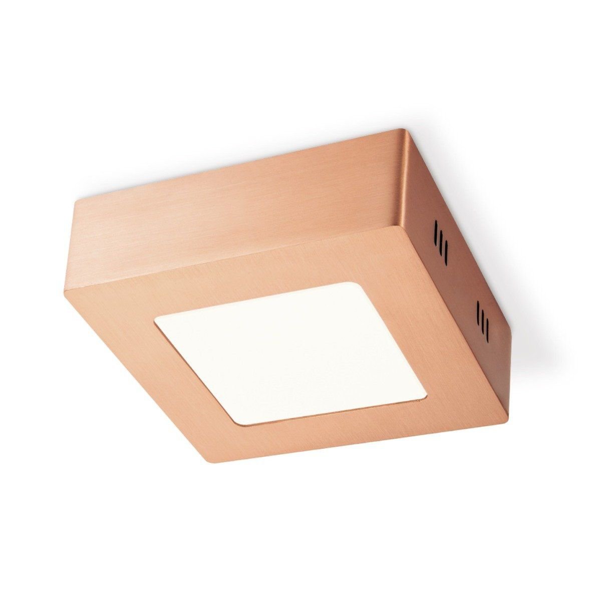 Home Sweet Home LED Ceiling Lamp Ska - Copper - Square 12/12/3.6cm