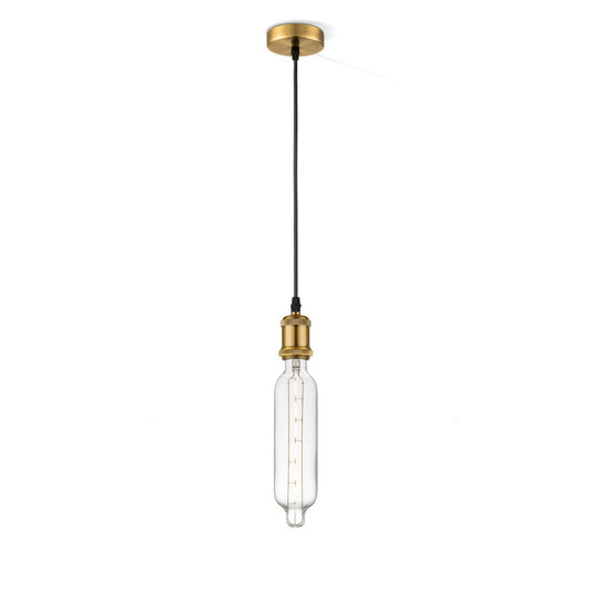 Home Sweet Home hanging lamp bronze vintage Tube - G78 - dimmable E27 clear