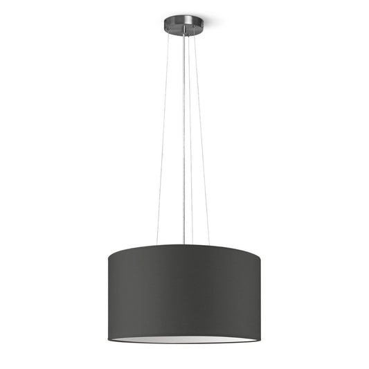 Home Sweet Home hanging lamp Hover with lampshade, E27, anthracite, 50cm