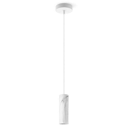 Home Sweet Home Hanging lamp Saga - White - 10x10x120cm