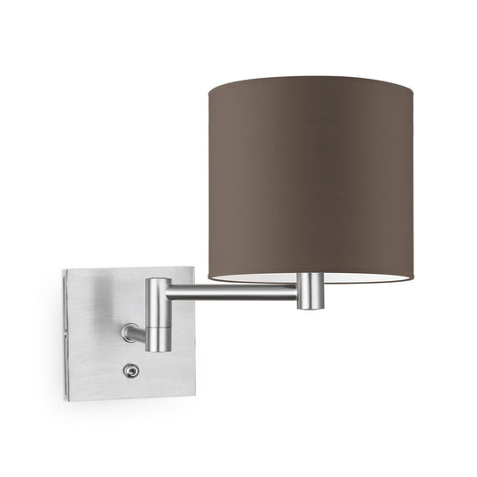 Home Sweet Home Wandlamp - Swing, E27, taupe Lampenkap 20x17cm