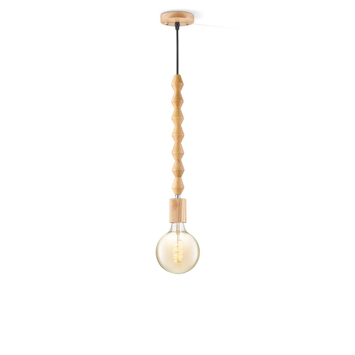 Home Sweet Home hanging lamp Dana Spiral - LED G260 - dimmable E27 amber