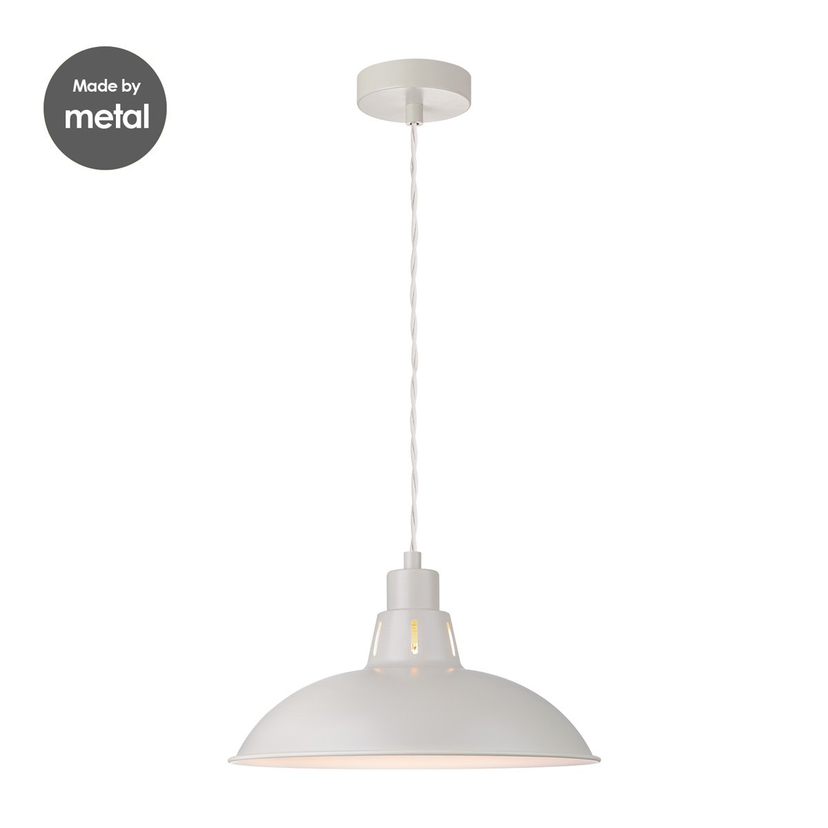 Home Sweet Home Lampshade Altis round beige - W:30.5xD:30.5xH:12cm