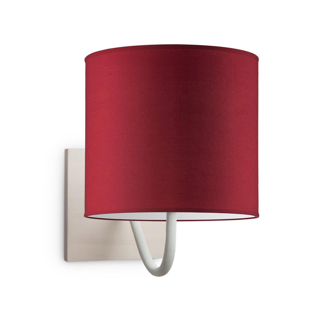 Home Sweet Home Wall Lamp - Beach including Lampshade E27 red 20x17cm