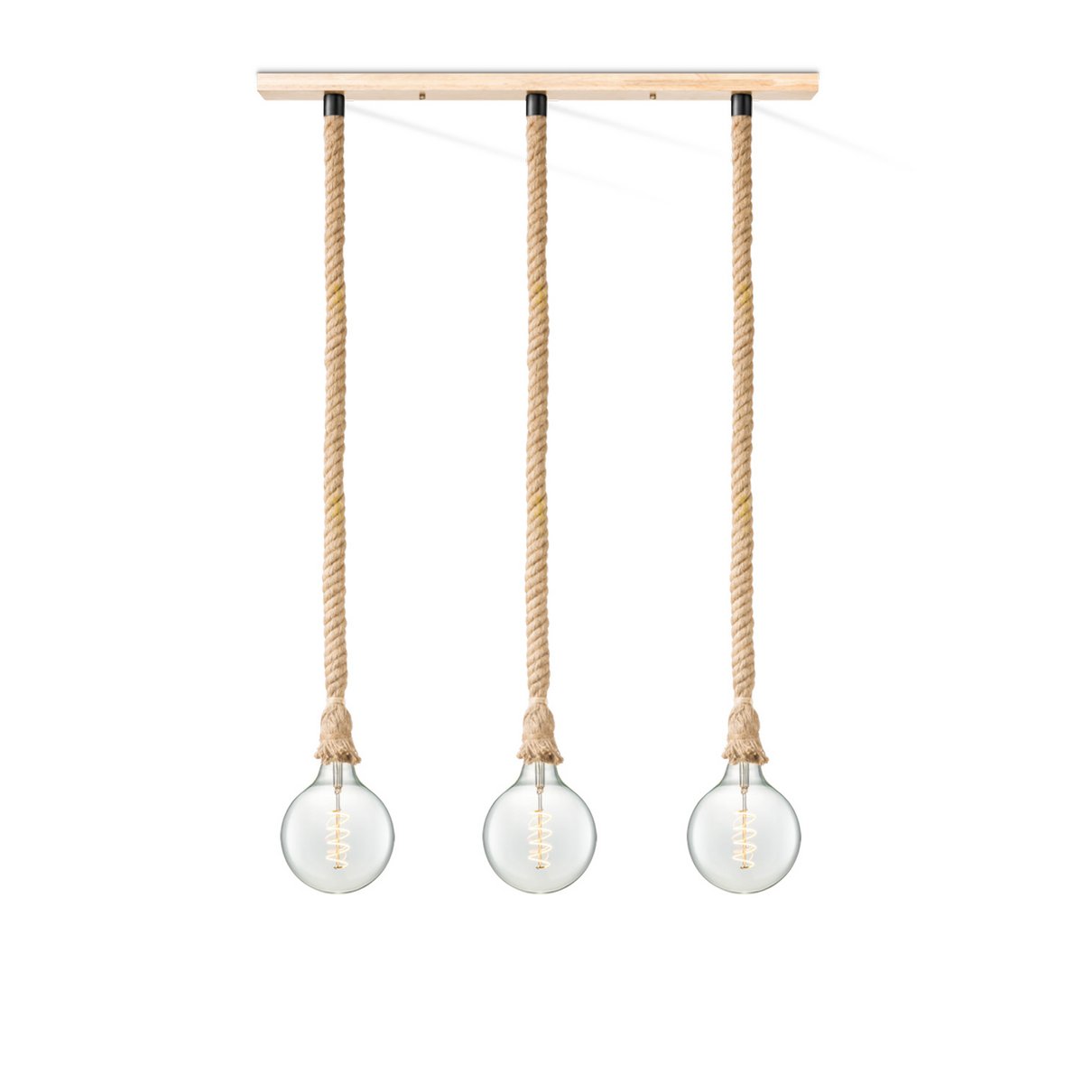 Home Sweet Home hanging lamp Leonardo - 3L G125 - dimmable E27 clear