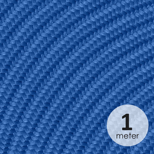 Home Sweet Home Iron cord, blue, order per meter.