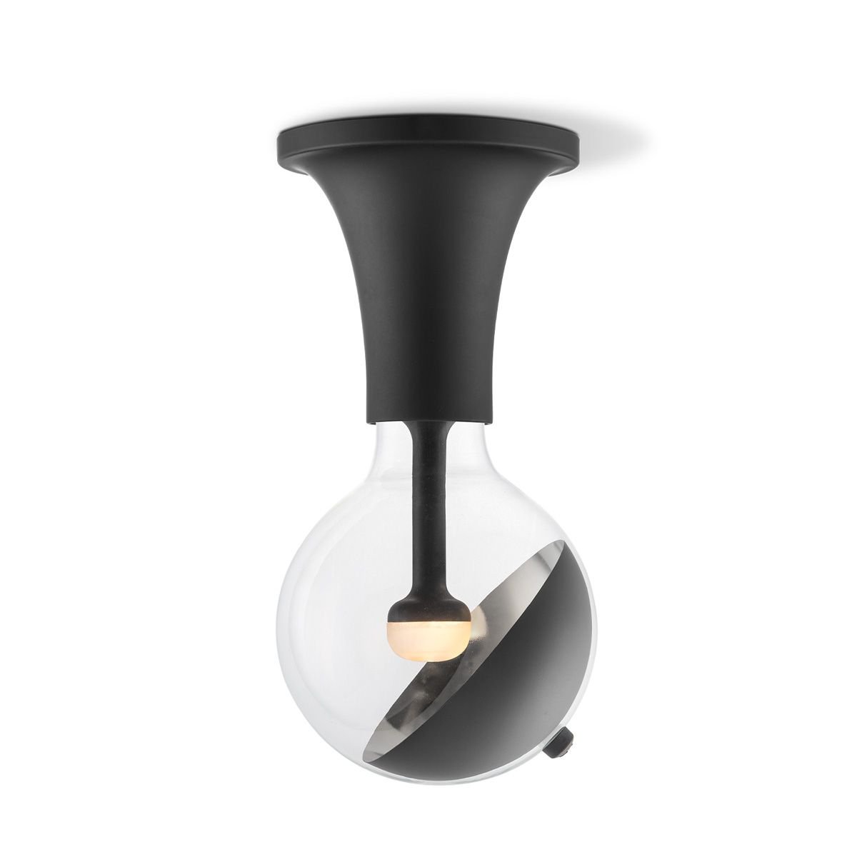 Home Sweet Home Hanging lamp Move Me - Horn Sphere 5.5W 2700K black-black