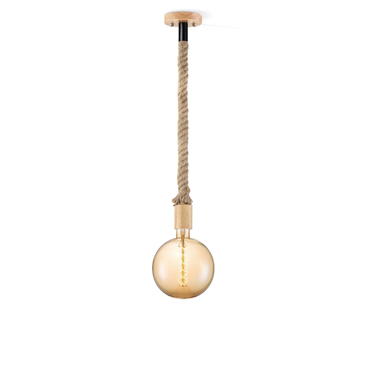 Home Sweet Home hanging lamp Leonardo - - dimmable E27 amber