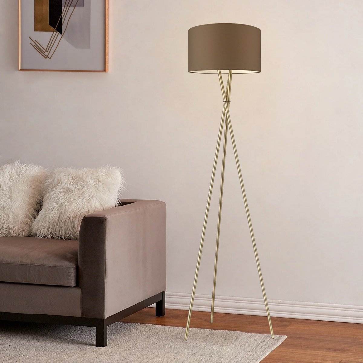 Home Sweet Home floor lamp Bling-Legs Bronze-Taupe-40cm