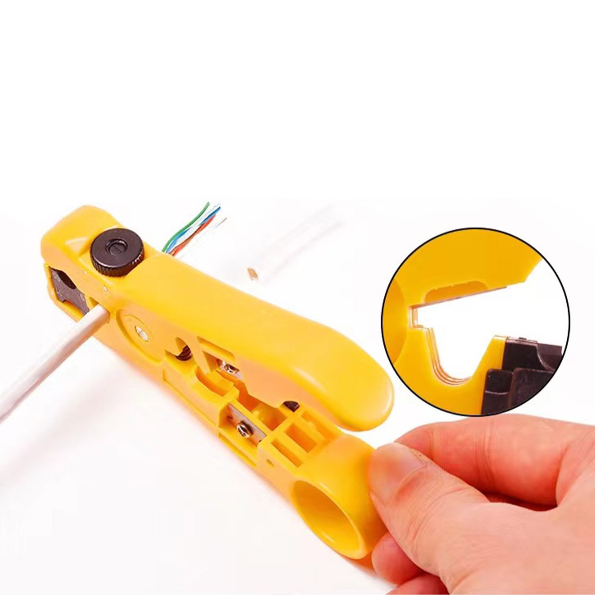 Home Sweet Home Cable Stripper Tools Cutter | Yellow | Plastic