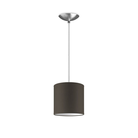 Home Sweet Home hanging lamp Bling with lampshade, E27, taupe, 16cm