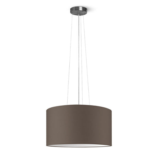 Home Sweet Home hanging lamp Hover with lampshade, E27, taupe, 50cm