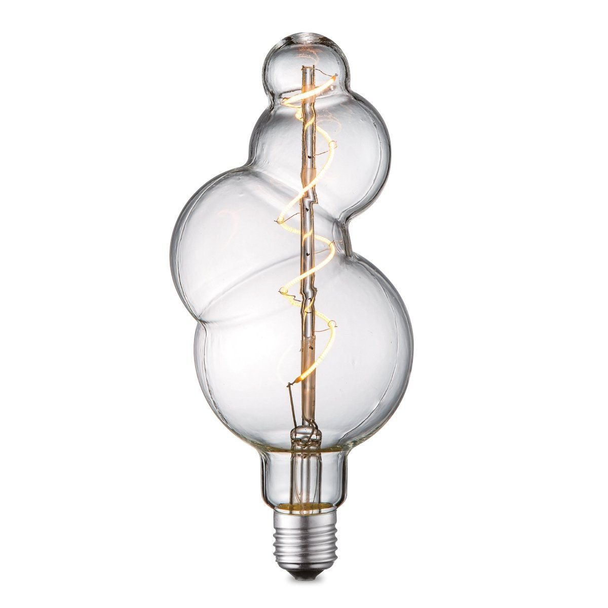 Home Sweet Home dimmable LED Bubble Spiral E27 4W 300Lm 3000K Clear