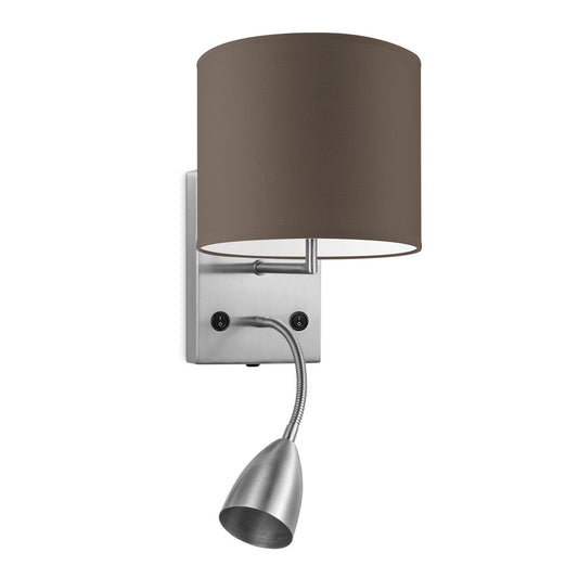 Home Sweet Home Wall Lamp - Read, LED Reading Lamp, E27, taupe 20cm