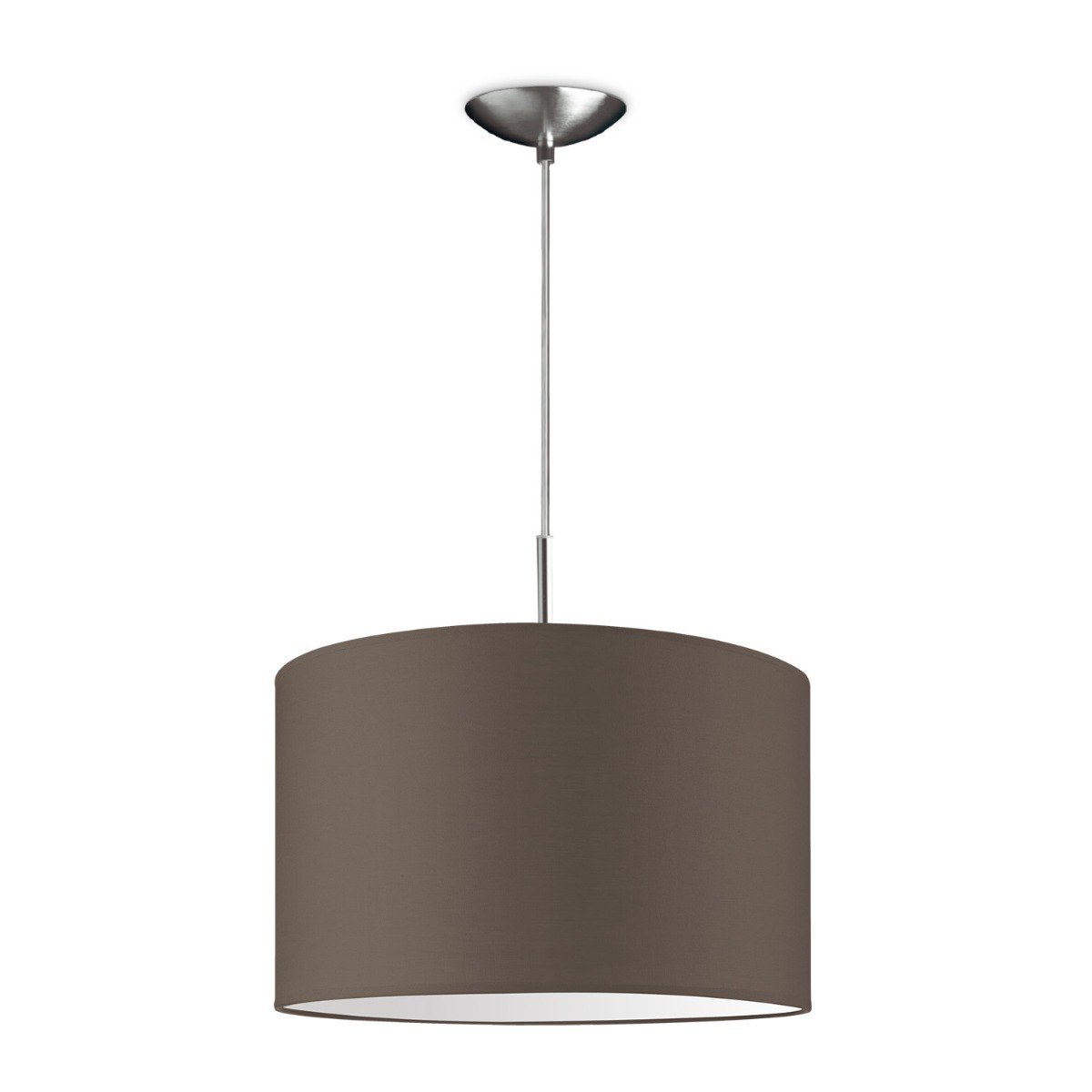 Home Sweet Home hanging lamp Tube Deluxe, E27, taupe, 35cm