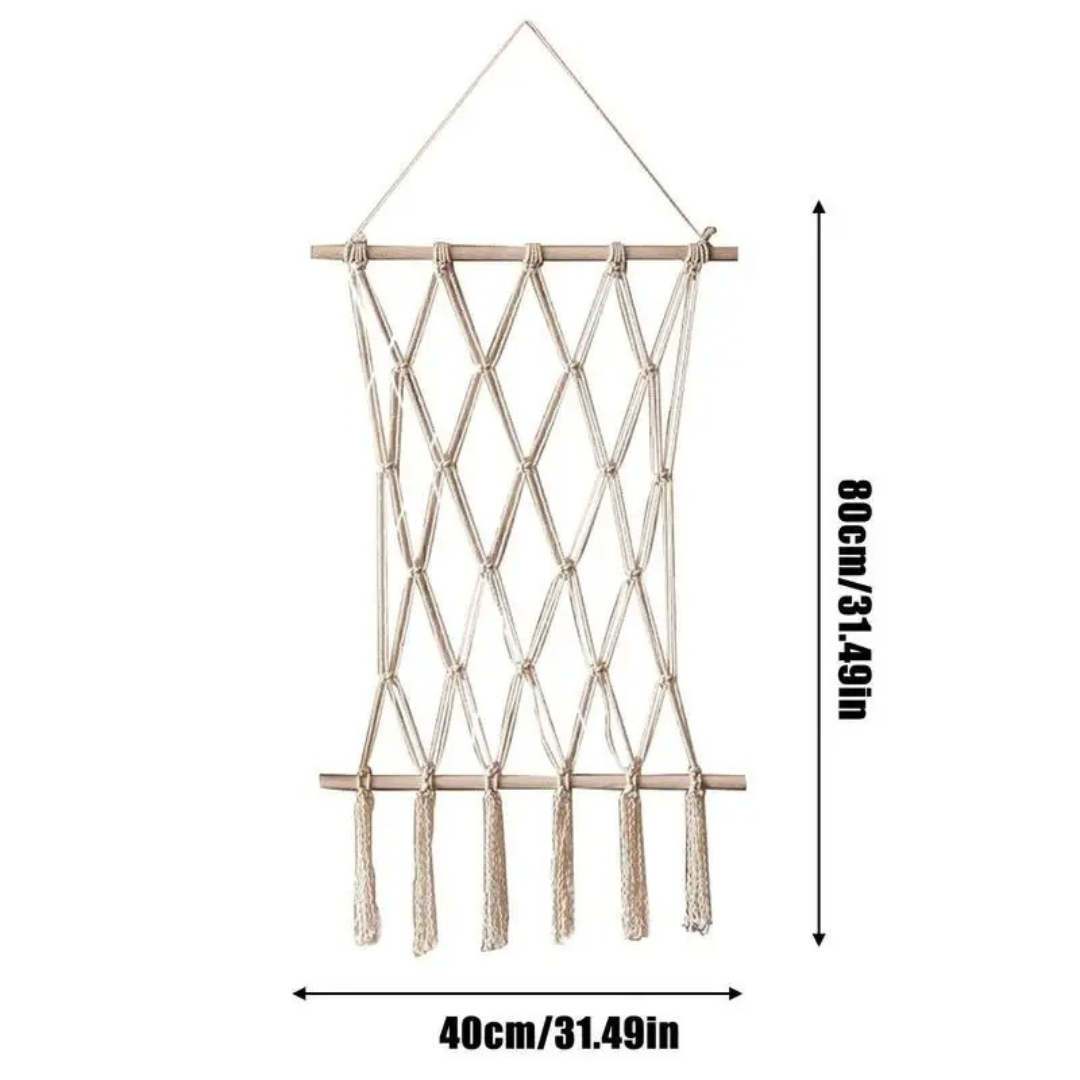 Macrame Foto Display Muurhanger