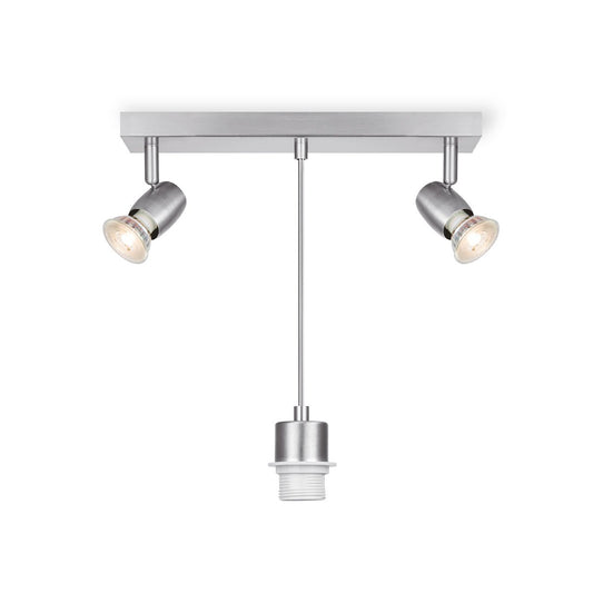 Home Sweet Home Classic 3L Lighting Pendant Oya Brushed Steel