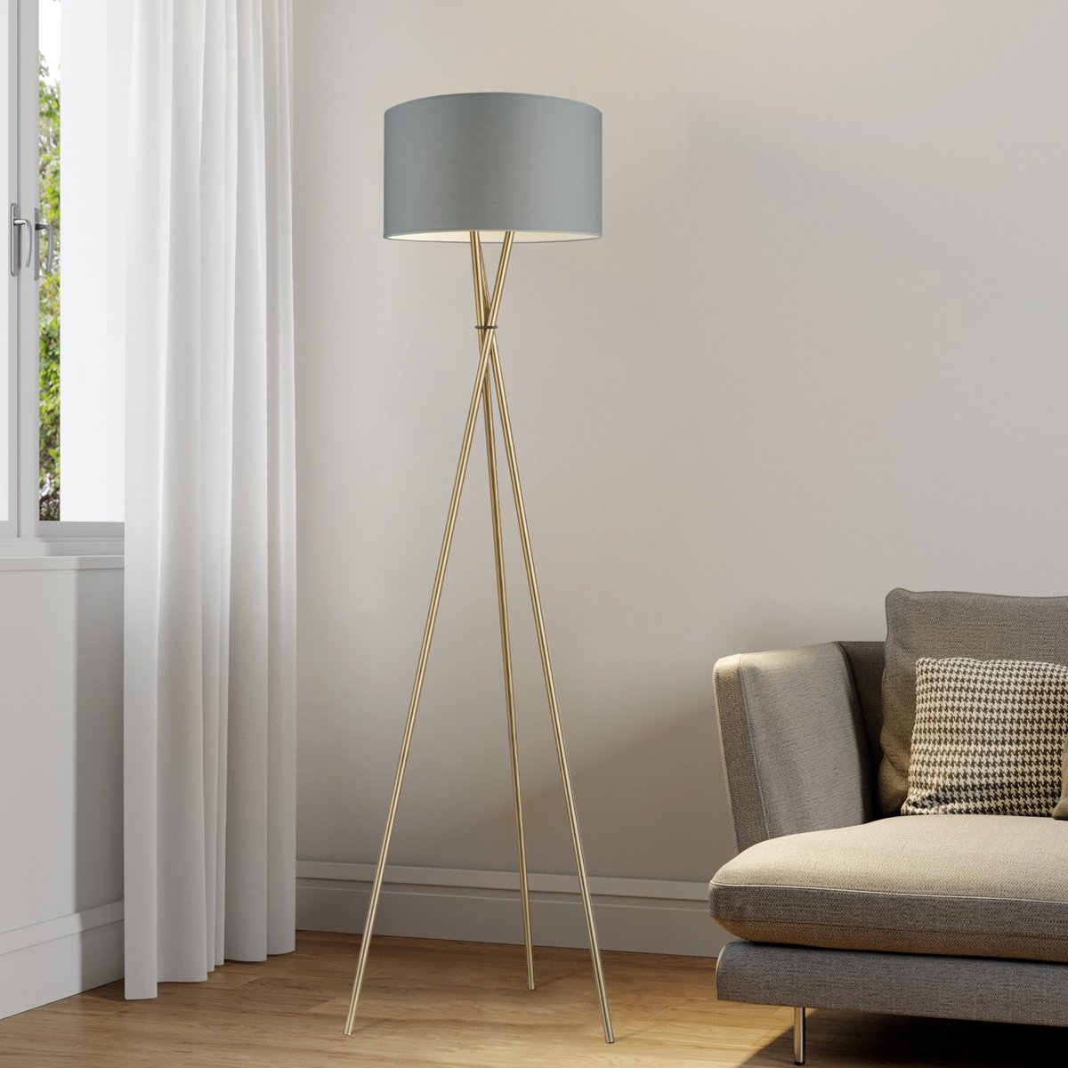 Home Sweet Home floor lamp Bling-Legs Bronze-Gray-40cm