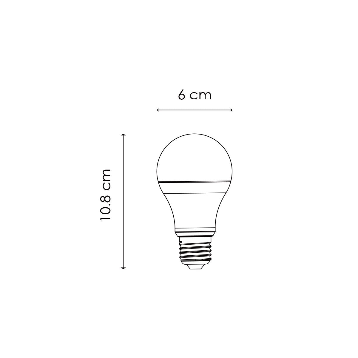 Home Sweet Home LED A60 E27 10W 806Lm 2700K Warm White Light