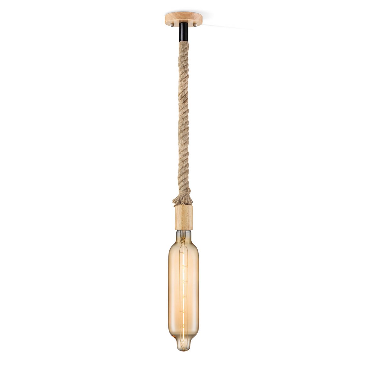 Home Sweet Home hanging lamp Leonardo Tube - G125 - dimmable E27 amber