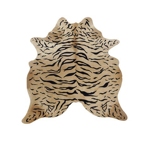 COWHIDE TIGER PRINT