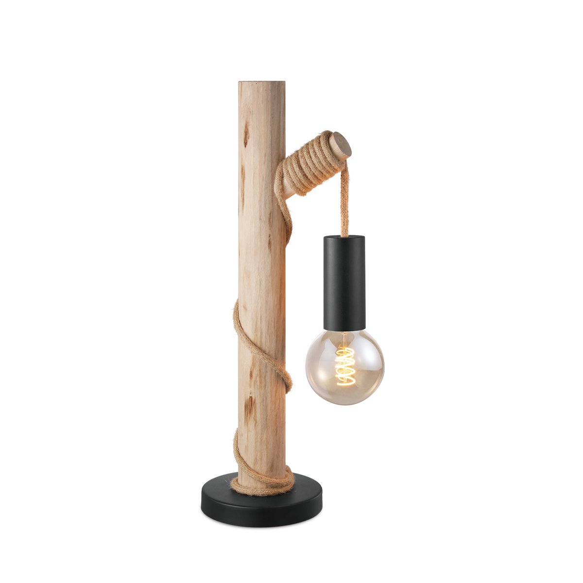 Home Sweet Home Rural table lamp Maritime - bedside lamp - Wood